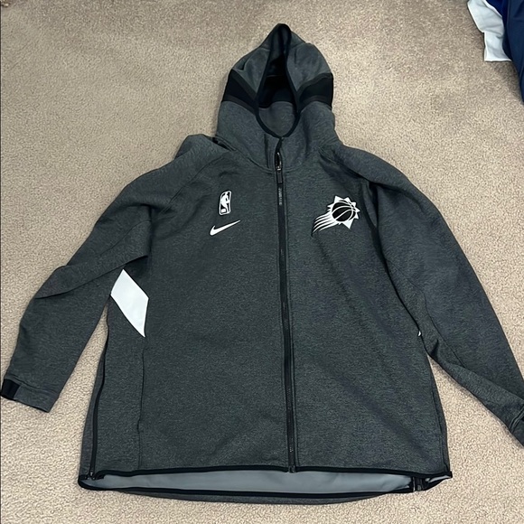 Nike Gray NBA Team Hoodie Jacket - Picture 1 of 2